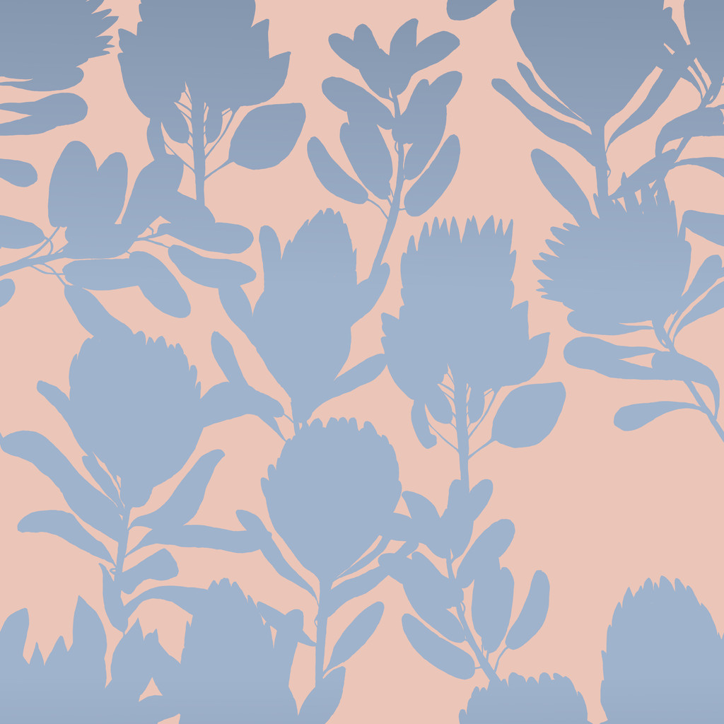 Tischläufer Protea Peach Blue