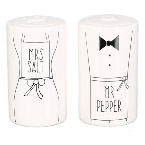 Set Salz- und Pfefferstreuer "Mrs. Salt & Mr. P"